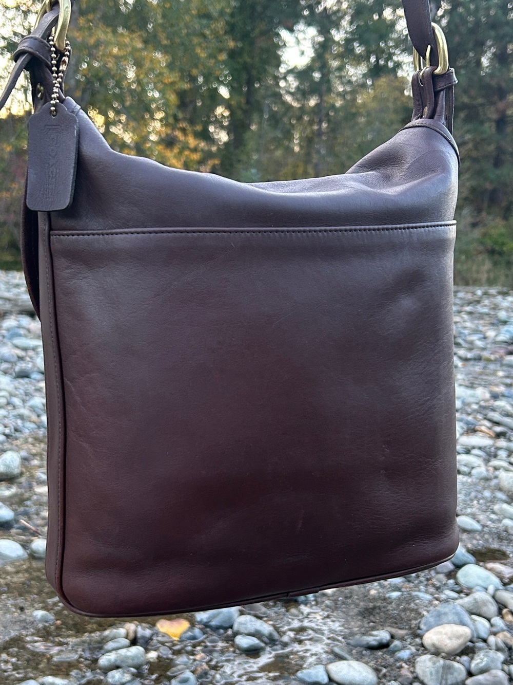 Vintage Coach 4115 Mahogany Whitney Bag  Made in the United States 🇺🇸 - Picture 10 of 16